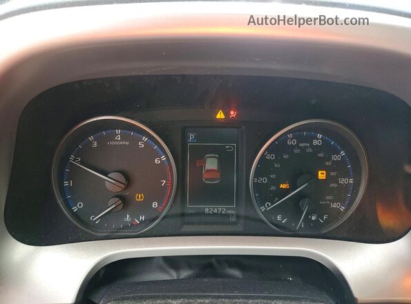 JTMBFREV5JJ185660 2018 TOYOTA RAV4 Синий Вид щитка приборов