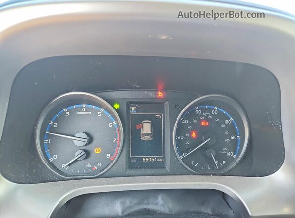 JTMBFREV6JJ196201 2018 TOYOTA LE Серебряный Вид щитка приборов