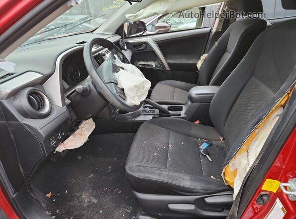 JTMBFREV9HJ114617 2017 TOYOTA RAV4 Red Вид салону спереду