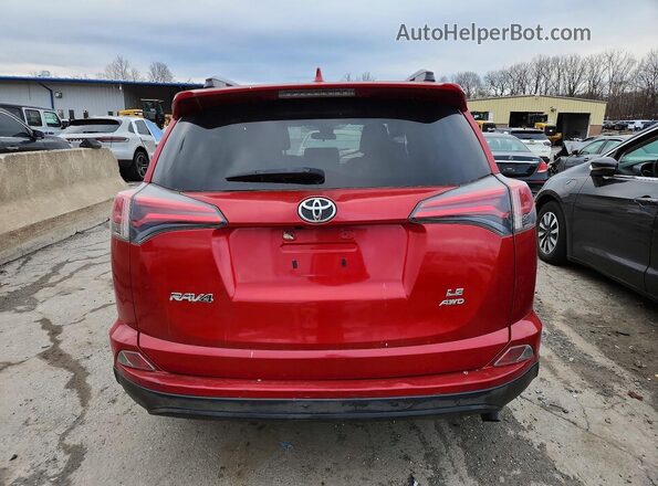 JTMBFREV9HJ114617 2017 TOYOTA RAV4 Red Вид ззаду