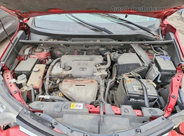 JTMBFREV9HJ114617 2017 TOYOTA RAV4 Red Вид підкапотного простору