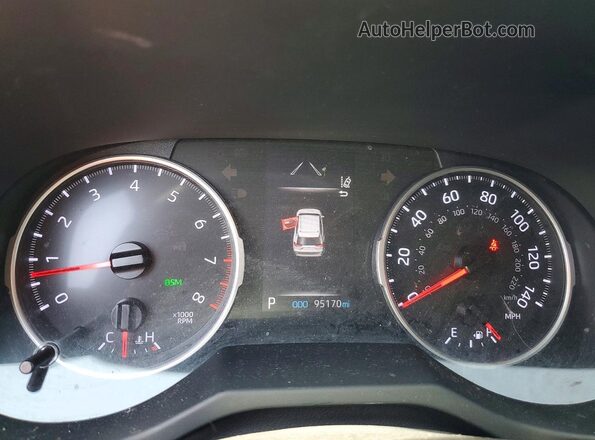 JTMC1RFV3LD520630 2020 TOYOTA RAV4 Серый Вид щитка приборов