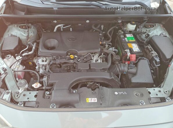 JTMC1RFV5LD049886 2020 TOYOTA RAV4 Бирюзовый Вид подкапотного пространства