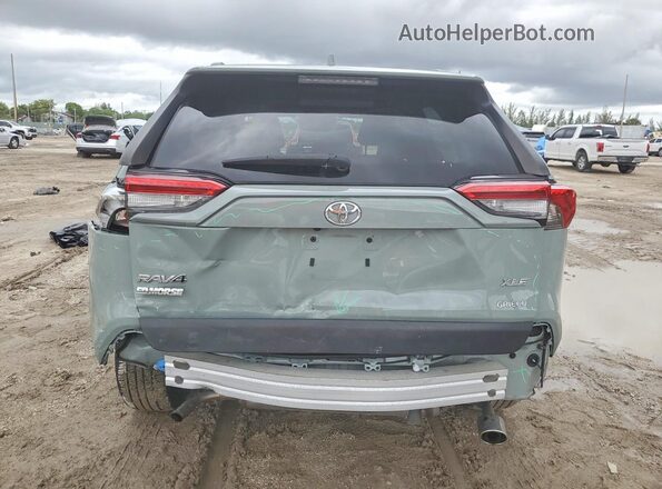 JTMC1RFV5LD049886 2020 TOYOTA RAV4 Бирюзовый Вид сзади