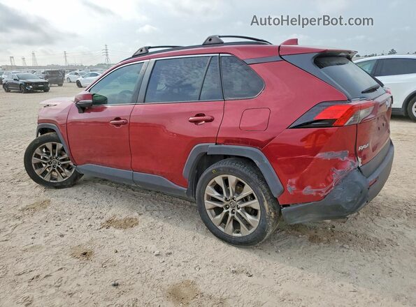 JTMC1RFV9KJ004434 2019 TOYOTA RAV4 Red Tył lewy