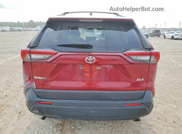 JTMC1RFV9KJ004434 2019 TOYOTA RAV4 Red Widok z tyłu