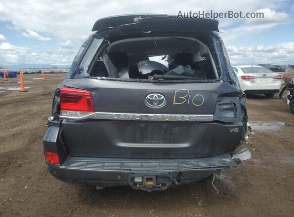 JTMCY7AJ4G4037335 2016 TOYOTA LAND Gray Вид ззаду