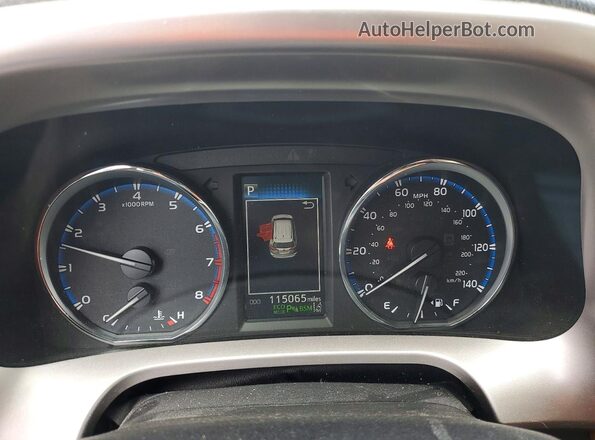 JTMDFREV0GJ061961 2016 TOYOTA RAV4 White ხელსაწყოთა პანელის ხედი