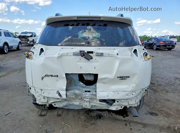 JTMDFREV0JJ193206 2018 TOYOTA RAV4 White Вид ззаду
