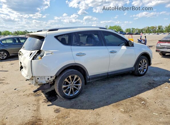 JTMDFREV0JJ193206 2018 TOYOTA RAV4 White Задня права чверть