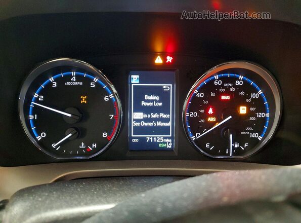 JTMDFREV9GD180462 2016 TOYOTA RAV4 Blue Instrument cluster view