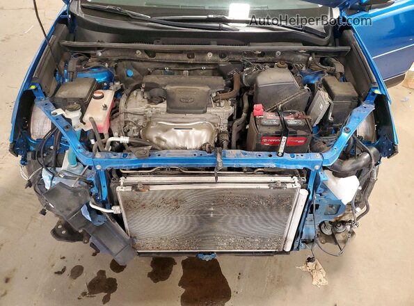 JTMDFREV9GD180462 2016 TOYOTA RAV4 Blue Engine compartment view