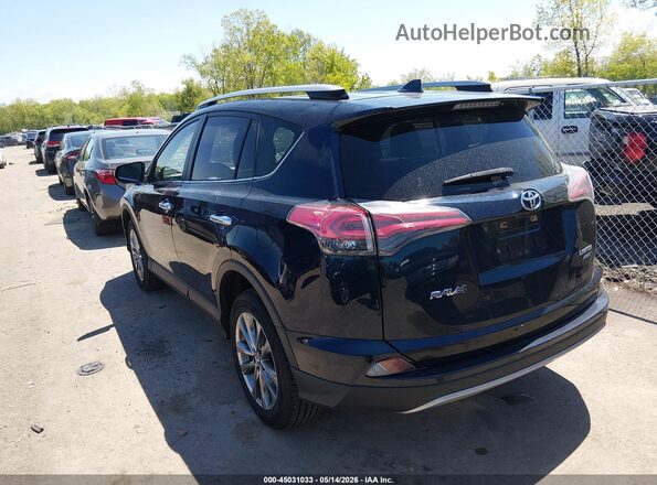 JTMDFREV9JJ185427 2018 TOYOTA RAV4 Синий Задняя левая четверть