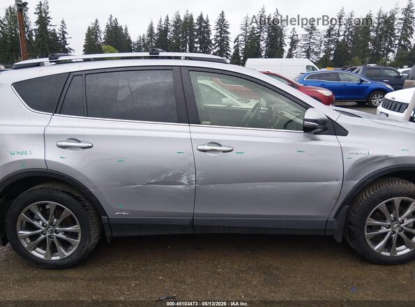 JTMDJREV6JD155377 2018 TOYOTA LIMITED Silver Widok wnętrza z tyłu