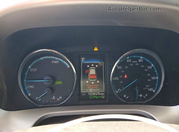 JTMDJREV8JD230726 2018 TOYOTA RAV4 Серебряный Вид щитка приборов