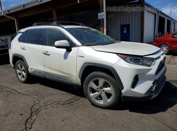 JTMDWRFV2KD003551 2019 TOYOTA RAV4 Белый Передняя правая четверть