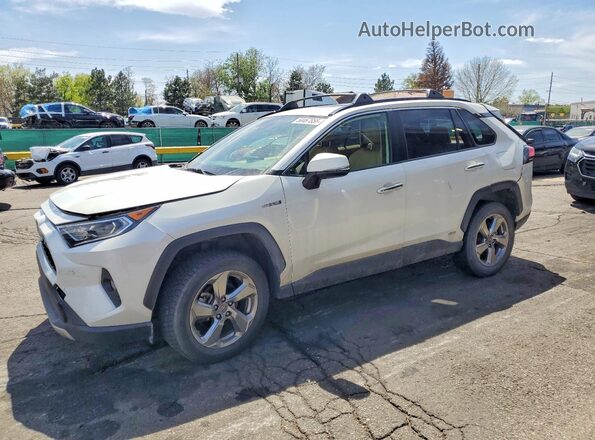 JTMDWRFV2KD003551 2019 TOYOTA RAV4 Белый Передняя левая четверть