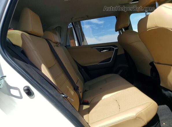 JTMDWRFV2KD003551 2019 TOYOTA RAV4 Белый Вид задней части салона