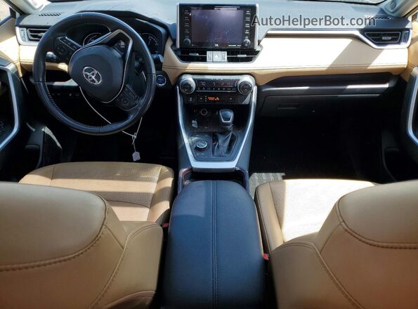 JTMDWRFV2KD003551 2019 TOYOTA RAV4 Белый Вид панели приборов