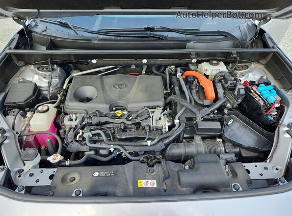 JTMDWRFV2KD035805 2019 TOYOTA RAV4 Silver Widok wnętrza z tyłu