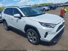 2019 Toyota Rav4 Hybrid Limited White vin: JTMDWRFV7KD027490
