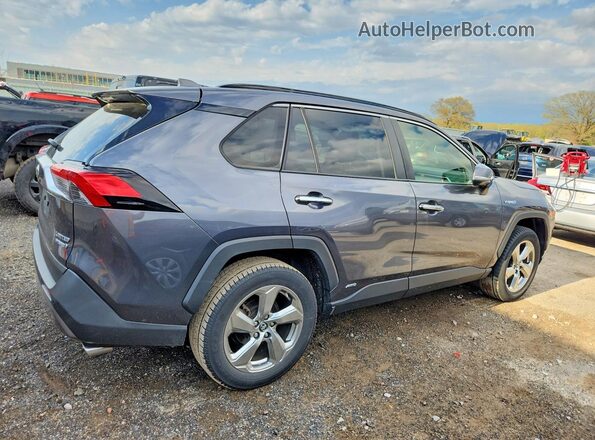 JTMDWRFV8KD503035 2019 TOYOTA RAV4 Gray Trasero derecho