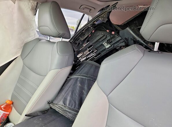 JTMDWRFV8KD511572 2019 TOYOTA RAV4 Gray Вид задніх сидінь