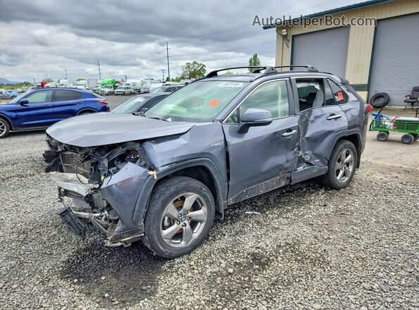JTMDWRFV8KD511572 2019 TOYOTA RAV4 Gray Передня ліва чверть