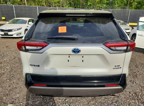 JTME6RFV3ND531687 2022 TOYOTA RAV4 White Вид ззаду