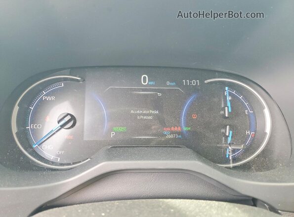 JTME6RFV7SD576708 2025 TOYOTA RAV4 Серый Вид щитка приборов
