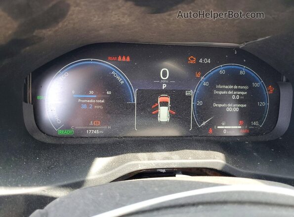JTME6RFV8RJ061504 2024 TOYOTA RAV4 Серебряный Вид щитка приборов