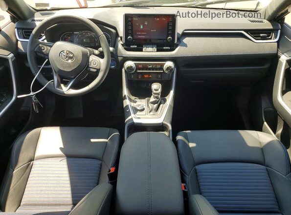 JTME6RFVXMJ006688 2021 TOYOTA RAV4 Белый Вид панели приборов