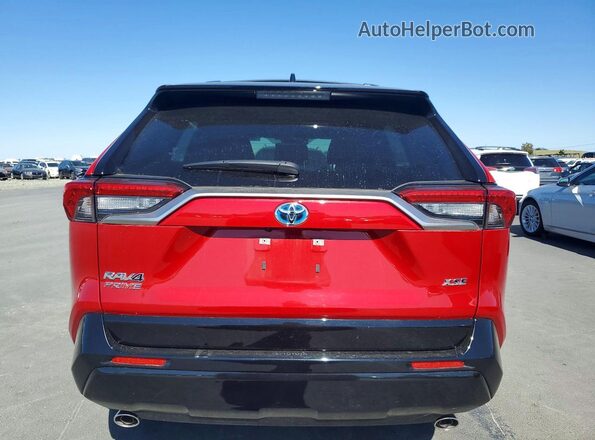 JTMEB3FV2RD202459 2024 TOYOTA RAV4 Red Vista trasera