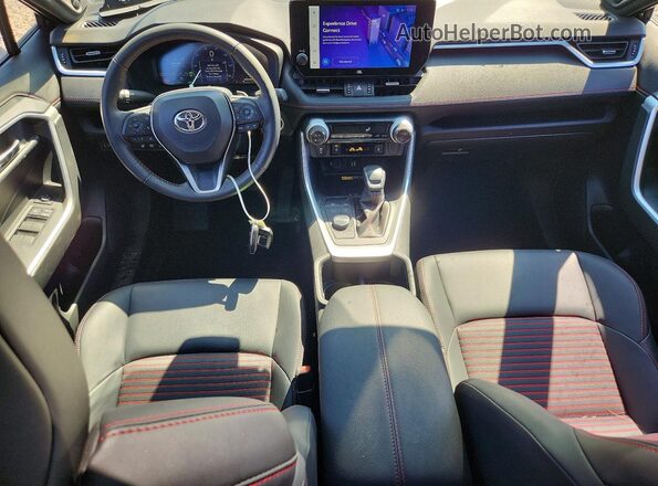 JTMEB3FVXRD231224 2024 TOYOTA RAV4 Белый Вид панели приборов