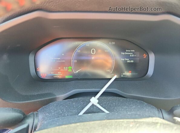 JTMEB3FVXRD231224 2024 TOYOTA RAV4 Белый Вид щитка приборов