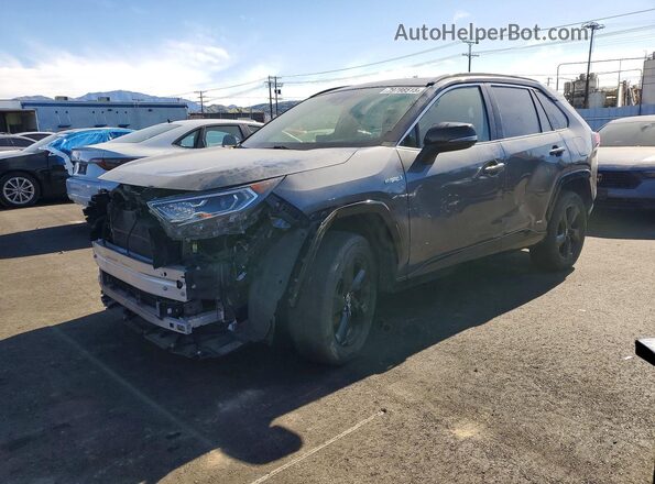 JTMEWRFV0KD521047 2019 TOYOTA RAV4 Gray Front left