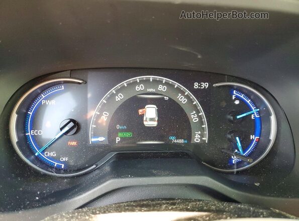 JTMEWRFV1LJ031865 2020 TOYOTA RAV4 Белый Вид щитка приборов