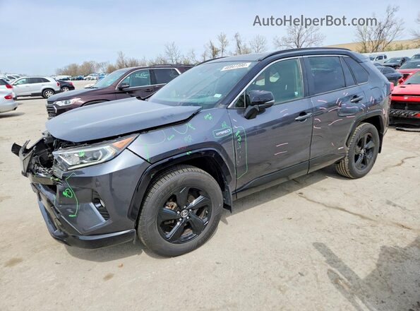 JTMEWRFV7LD540678 2020 TOYOTA RAV4 Gray Vista tres cuartos delantera izquierda