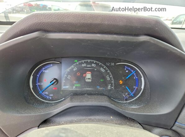 JTMEWRFV7LD540678 2020 TOYOTA RAV4 Gray Vista del cuadro de instrumentos
