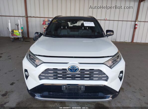 JTMEWRFV8KD513648 2019 TOYOTA RAV4 HYBRID White Widok wnętrza z tyłu