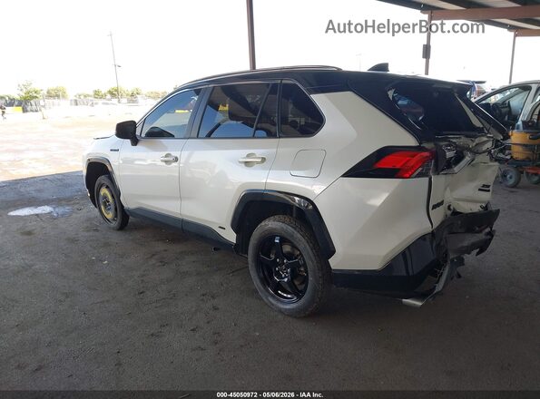 JTMEWRFV8KD513648 2019 TOYOTA RAV4 HYBRID White Tył lewy
