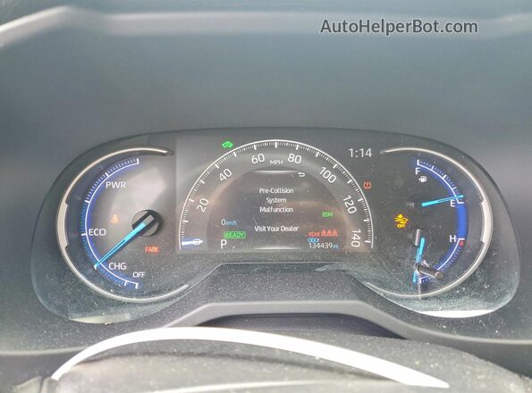 JTMEWRFV8LJ042667 2020 TOYOTA RAV4 Белый Вид щитка приборов