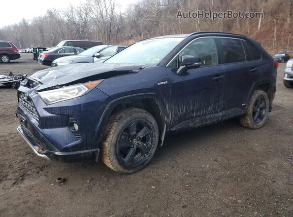 JTMEWRFV9LJ033444 2020 TOYOTA RAV4 Blue Przód lewy