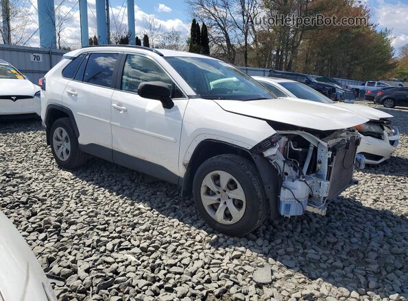 JTMF1RFV1KD037617 2019 TOYOTA RAV4 Белый Передняя правая четверть