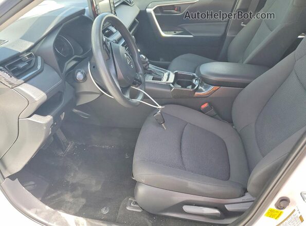 JTMF1RFV1KD037617 2019 TOYOTA RAV4 Белый Вид салона спереди