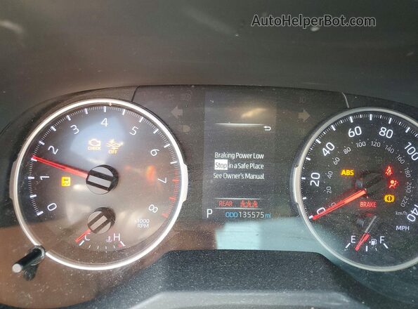 JTMF1RFV5KD008170 2019 TOYOTA RAV4 Серый Вид щитка приборов