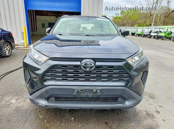 JTMF1RFV5KD031898 2019 TOYOTA RAV4 Black Widok z przodu