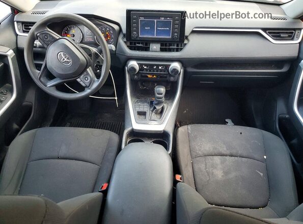 JTMF1RFV5KJ022538 2019 TOYOTA RAV4 Темно-бордовый Вид панели приборов