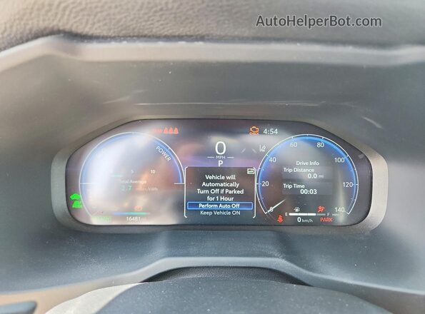 JTMFB3FV5SD277280 2025 TOYOTA RAV4 Blue Vista del cuadro de instrumentos