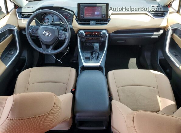 JTMG1RFV3KD046520 2019 TOYOTA RAV4 Red Widok deski rozdzielczej